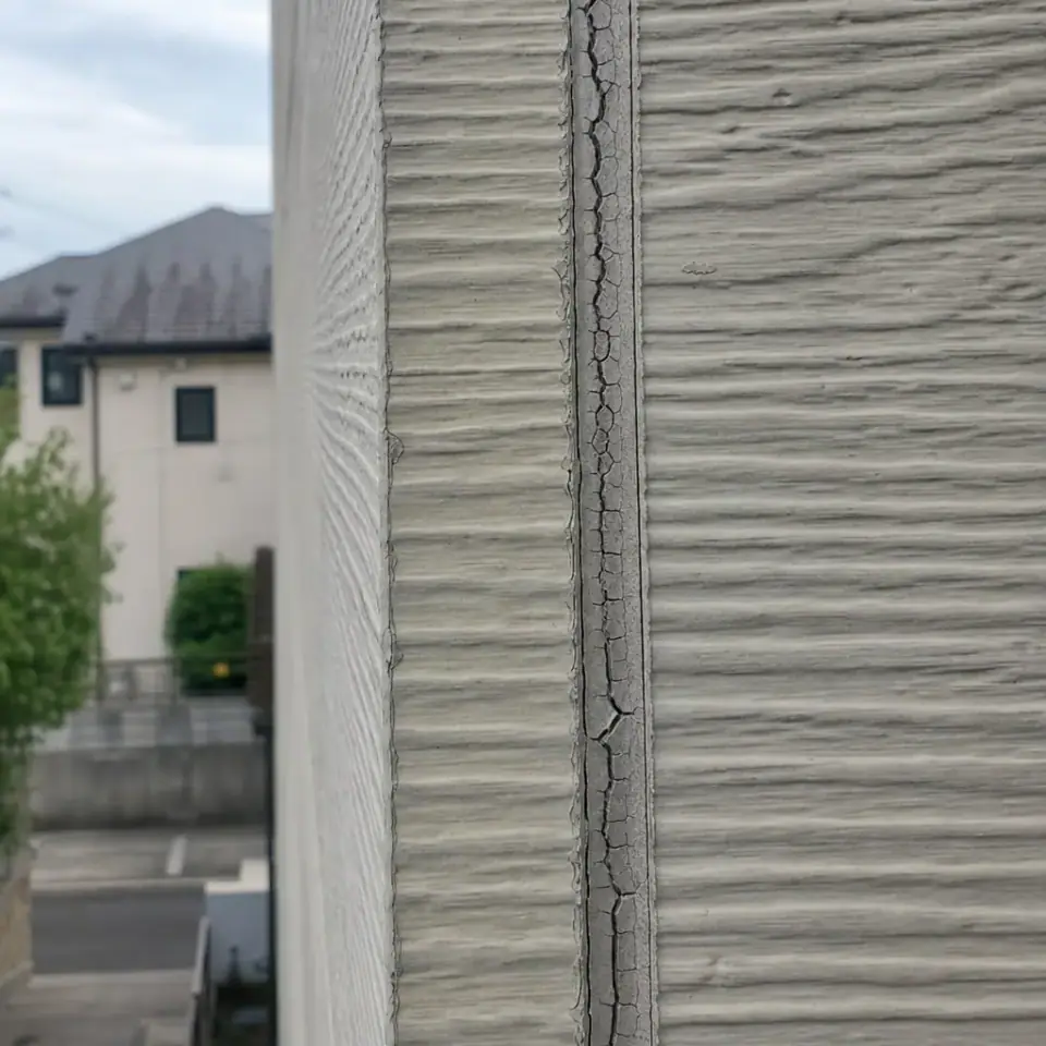 目地のゴムが切れている